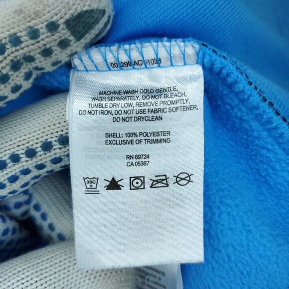 Columbia Fuller Ridge Fleece Jacket Unisex Boys Large 14/16 Aqua Blue Full Zip - Picture 10 of 13